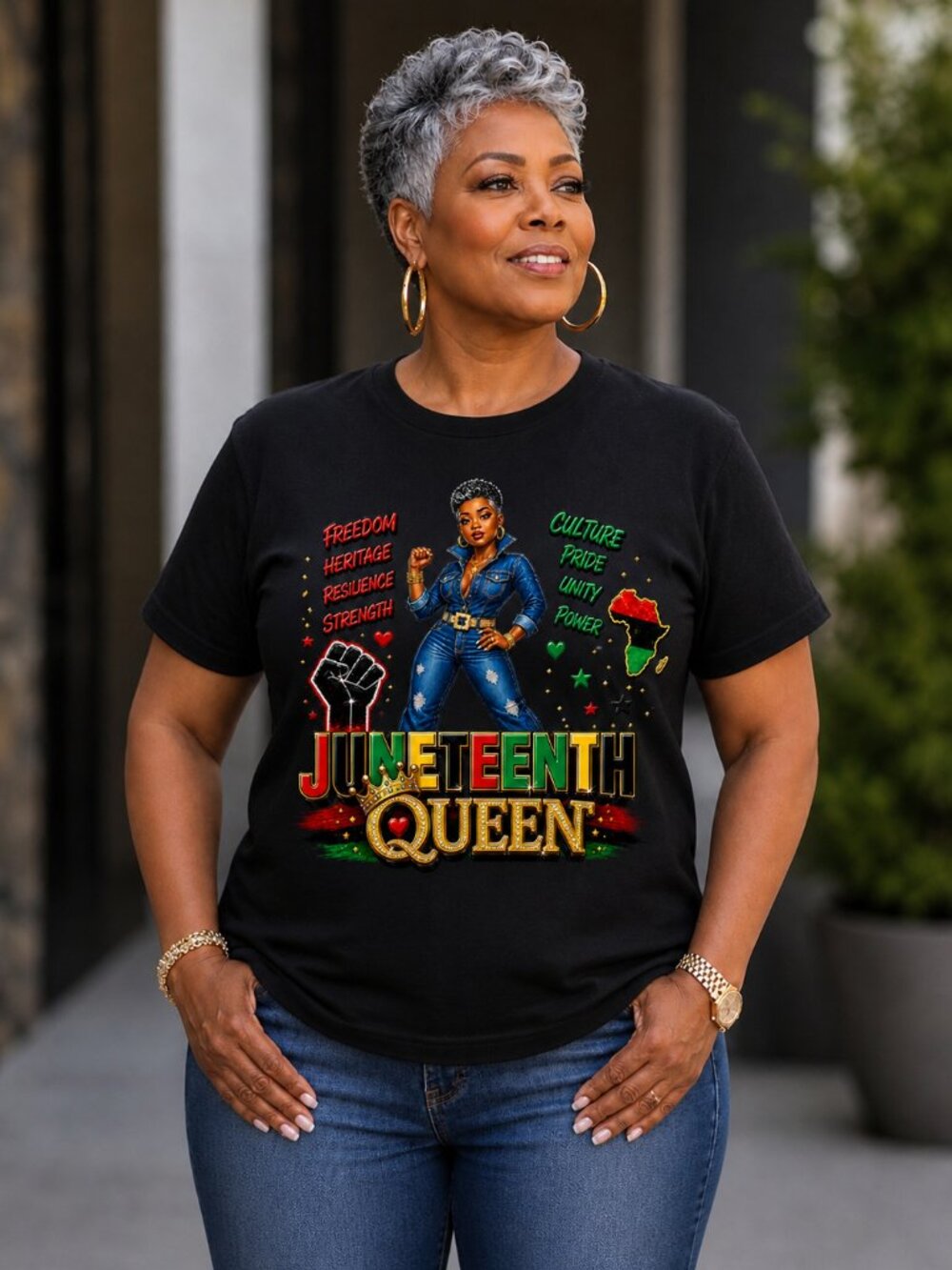 Juneteenth Queen T Shirt